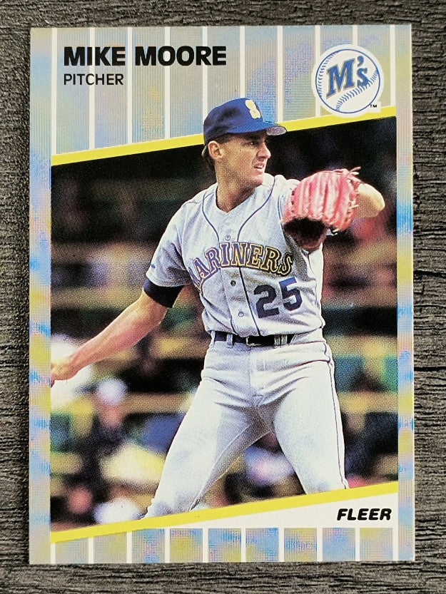 1989 Fleer #554 Mike Moore