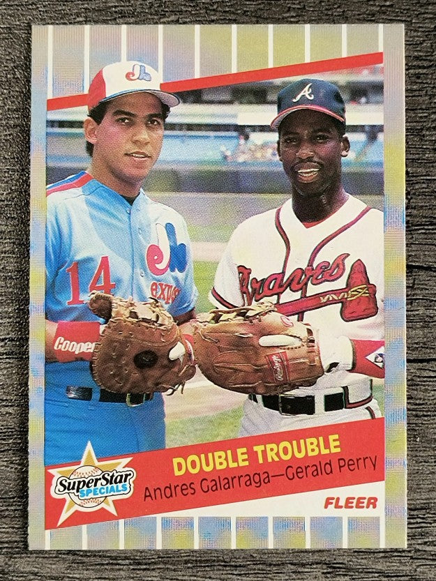 1989 Fleer #638 Andres Galarraga