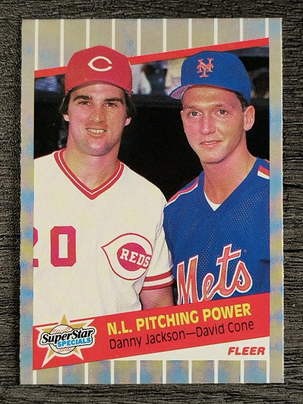 1989 Fleer #636 Danny Jackson/David Cone