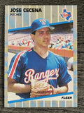 1989 Fleer #516 Jose Cecena