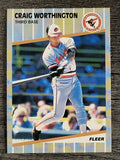 1989 Fleer #627 Craig Worthington