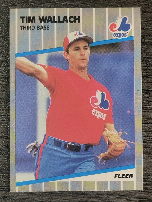 1989 Fleer #395 Tim Wallach