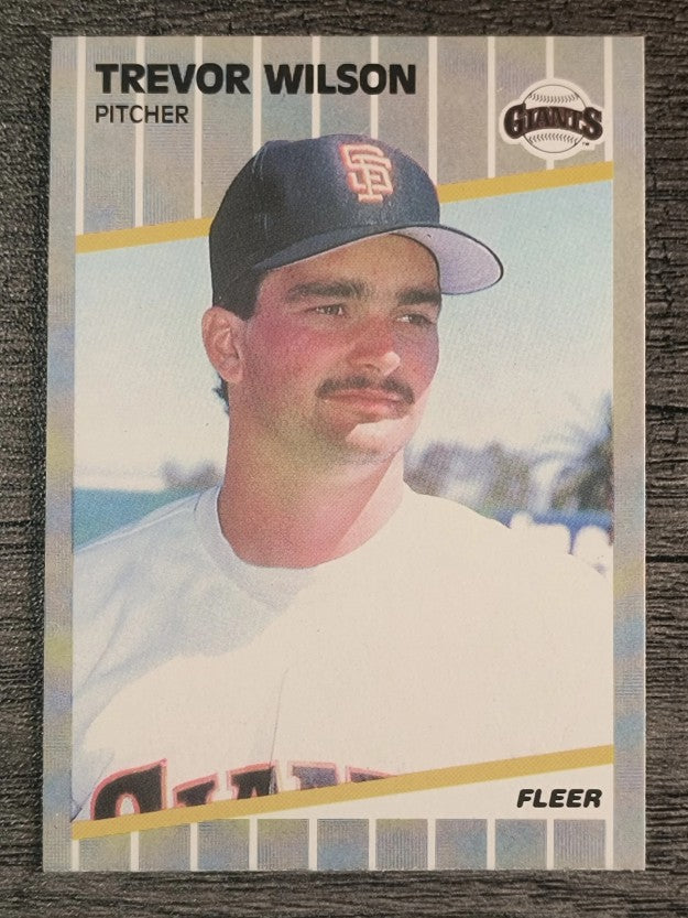 1989 Fleer #347 Trevor Wilson RC