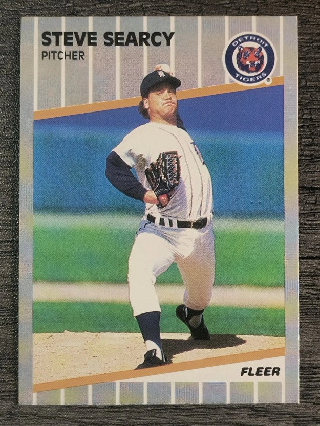 1989 Fleer #145 Steve Searcy