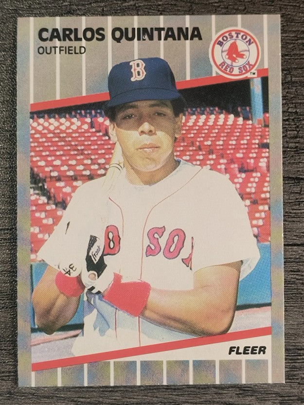 1989 Fleer #95 Carlos Quintana RC