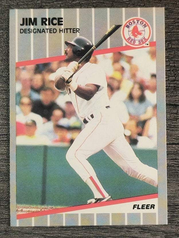 1989 Fleer #97 Jim Rice