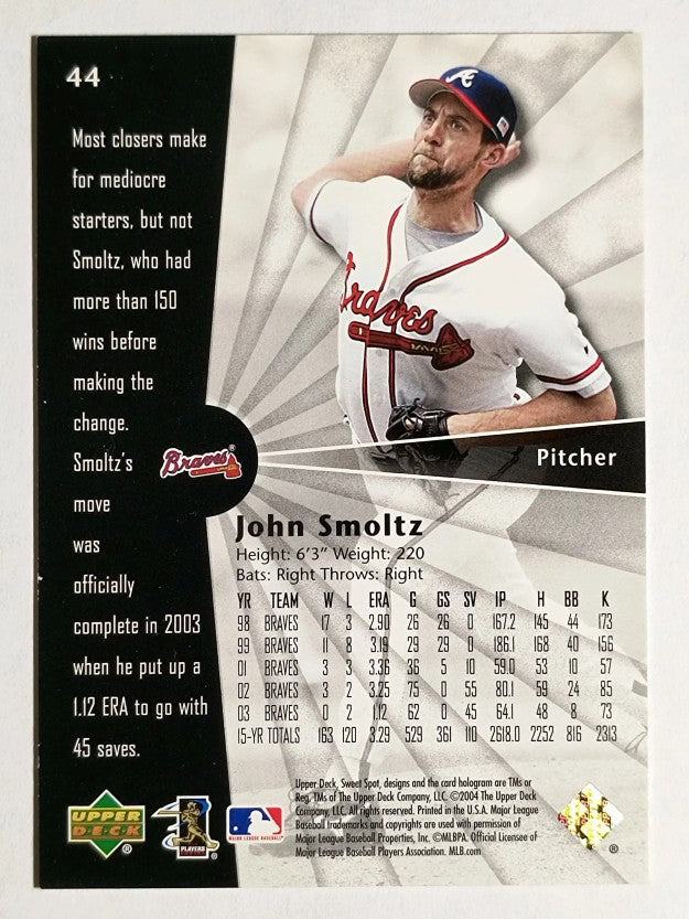 2004 Sweet Spot #44 John Smoltz
