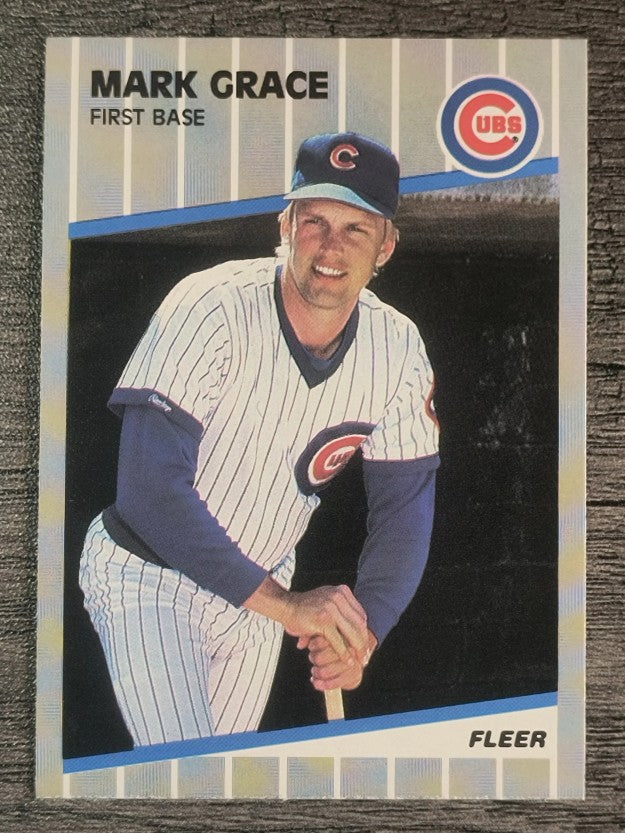 1989 Fleer #426 Mark Grace