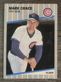 1989 Fleer #426 Mark Grace