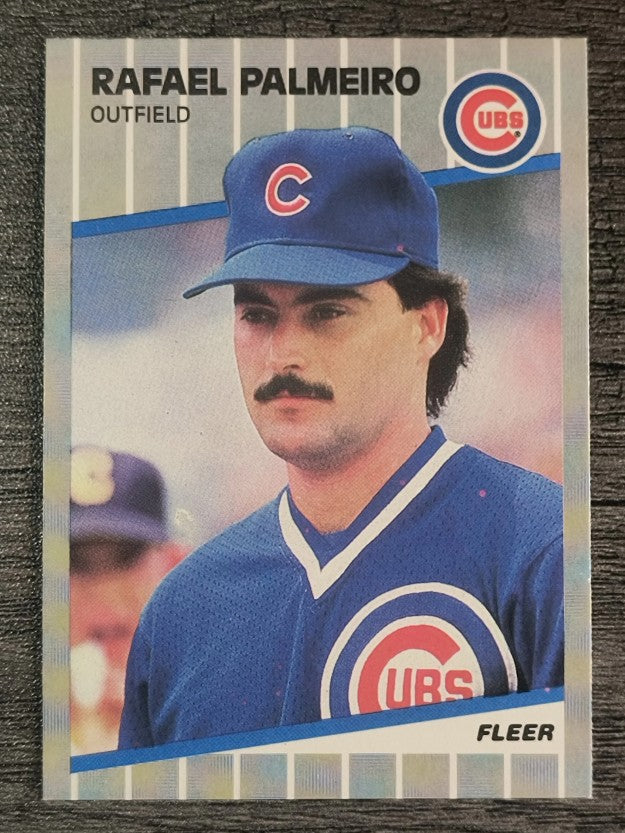 1989 Fleer #434 Rafael Palmeiro