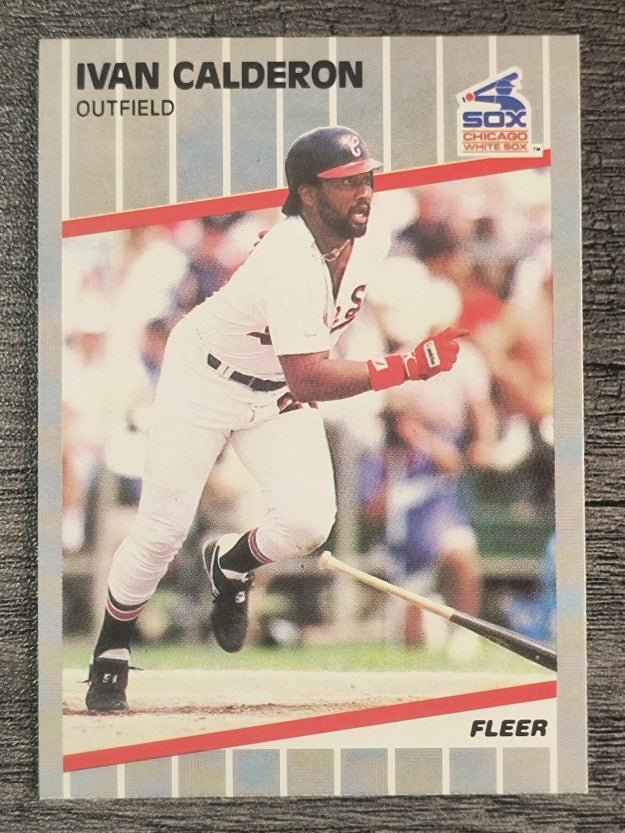 1989 Fleer #493 Ivan Calderon