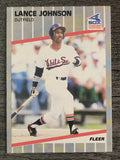 1989 Fleer #499 Lance Johnson