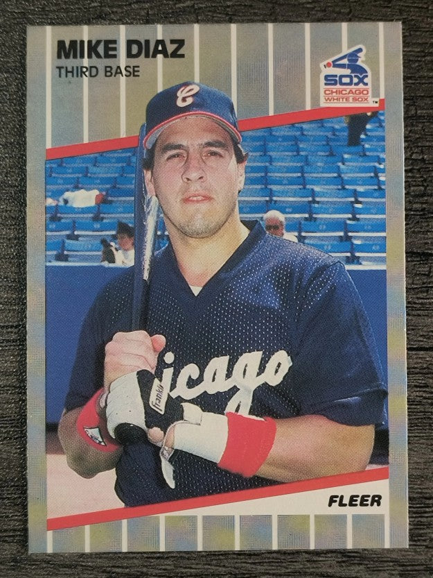 1989 Fleer #494 Mike Diaz
