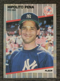 1989 Fleer #263 Hipolito Pena