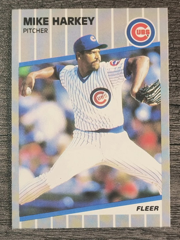 1989 Fleer #427 Mike Harkey RC