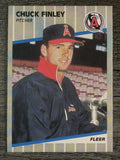 1989 Fleer #477 Chuck Finley