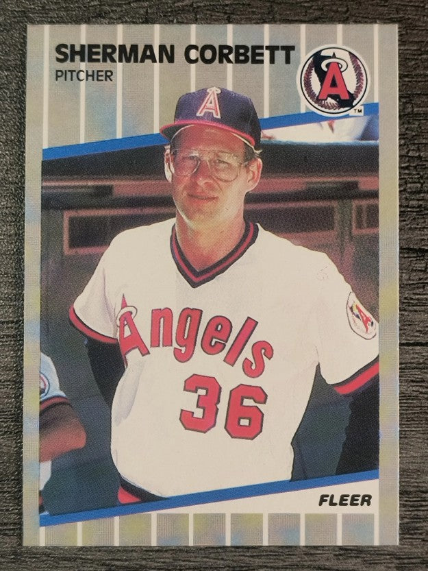 1989 Fleer #473 Sherman Corbett RC