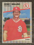 1989 Fleer #465 Denny Walling
