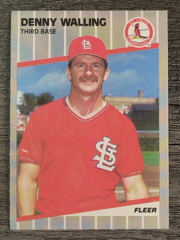 1989 Fleer #465 Denny Walling