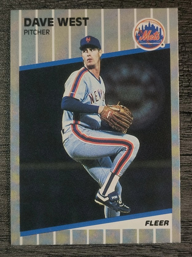 1989 Fleer #51 Dave West RC