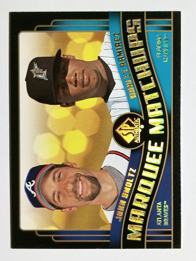 2008 SP Authentic Marquee Matchups #MM48 John Smoltz/Hanley Ramirez