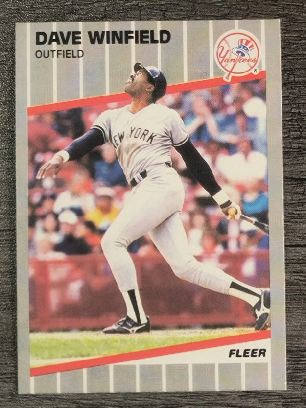 1989 Fleer #274 Dave Winfield