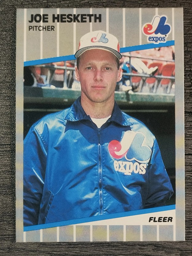 1989 Fleer #378 Joe Hesketh