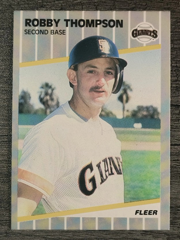 1989 Fleer #344 Robby Thompson