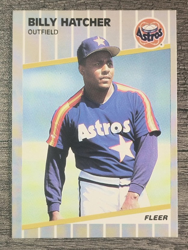 1989 Fleer #359 Billy Hatcher