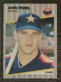 1989 Fleer #358 John Fishel RC