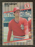 1989 Fleer #448 Ken Dayley