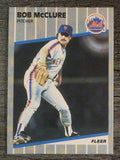 1989 Fleer #42 Bob McClure