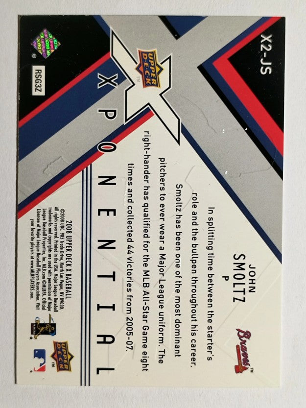 2008 Upper Deck X Xponential 2 #JS John Smoltz