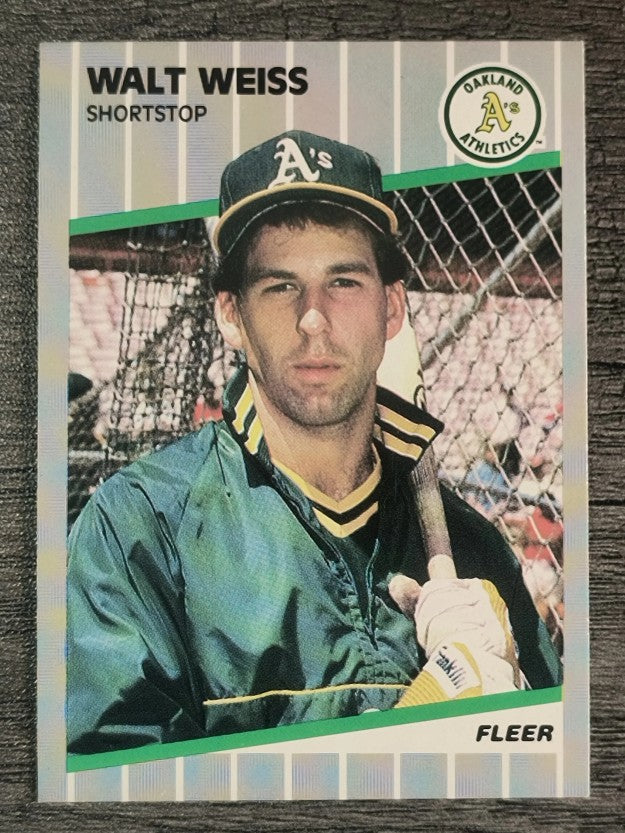 1989 Fleer #24 Walt Weiss