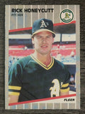 1989 Fleer #11 Rick Honeycutt