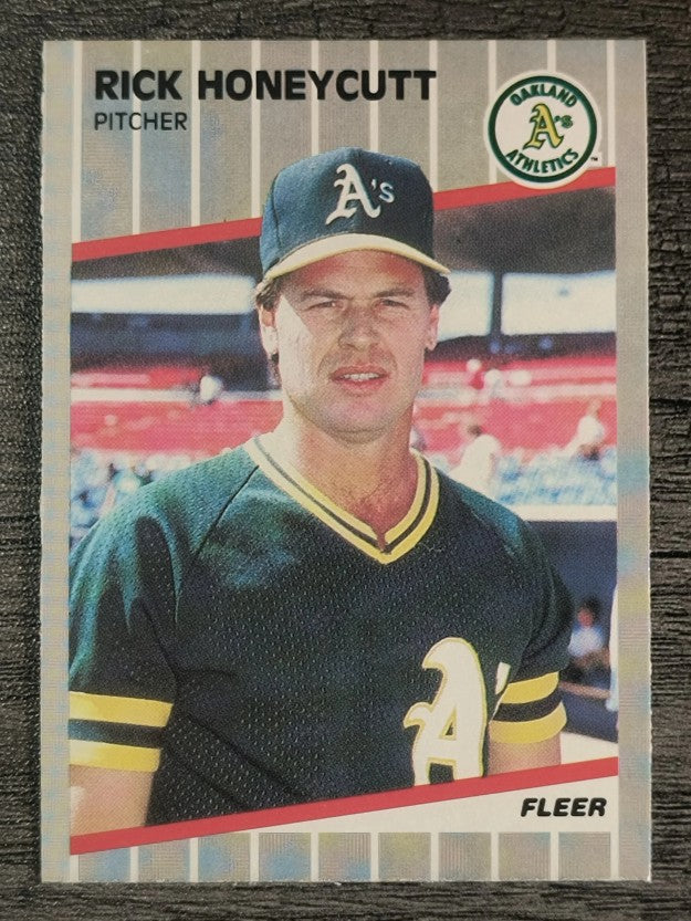 1989 Fleer #11 Rick Honeycutt