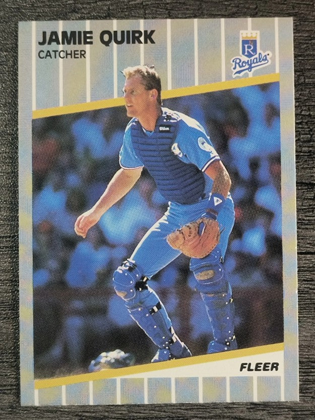 1989 Fleer #290 Jamie Quirk