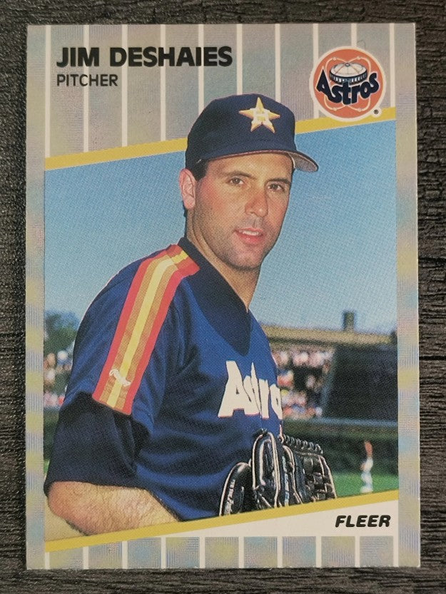 1989 Fleer #356 Jim Deshaies