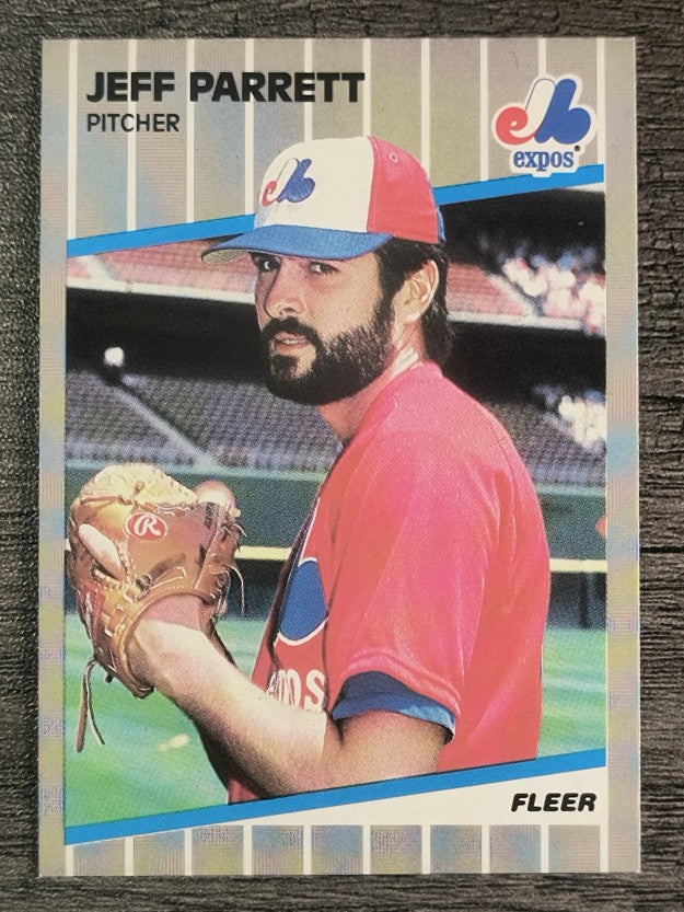 1989 Fleer #389 Jeff Parrett