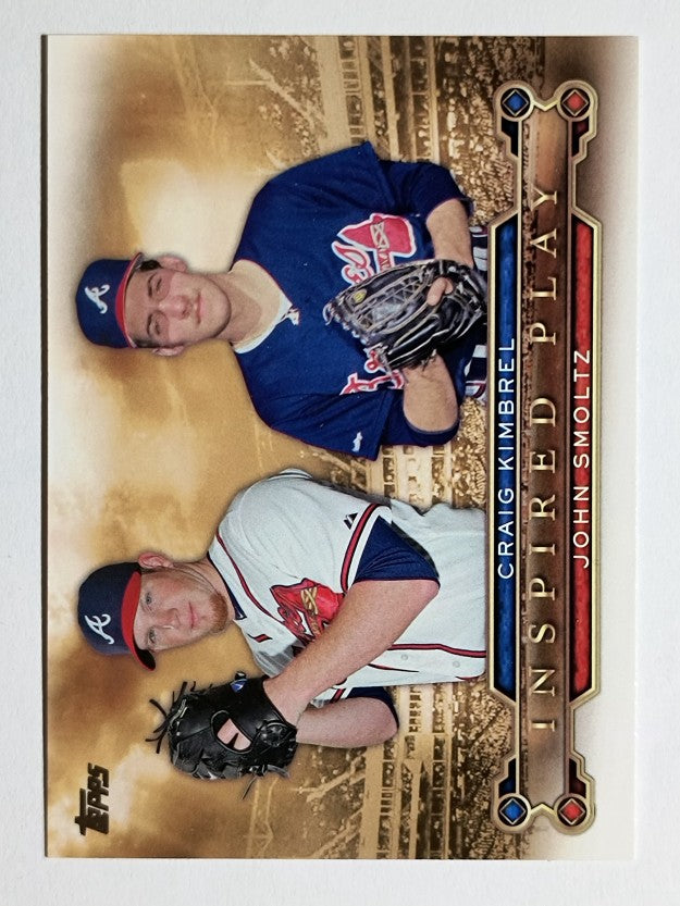 2015 Topps Inspired Play #I13 Craig Kimbrel/John Smoltz