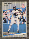 1989 Fleer #406 Mel Hall