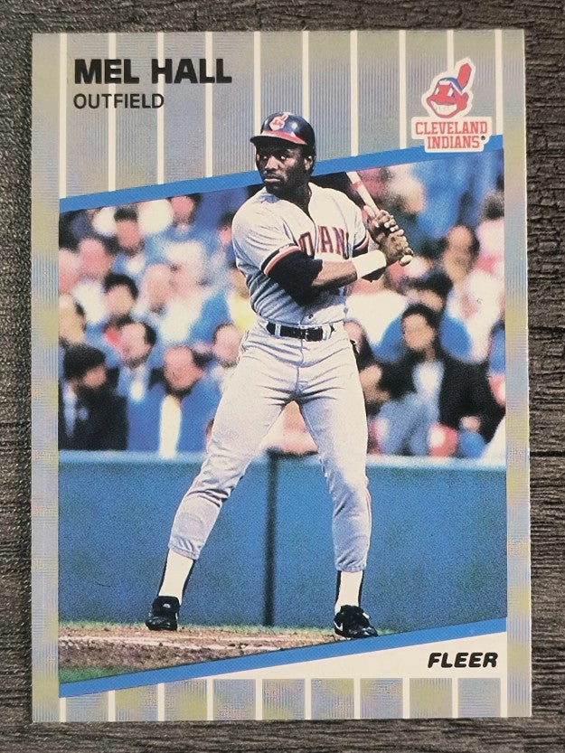 1989 Fleer #406 Mel Hall