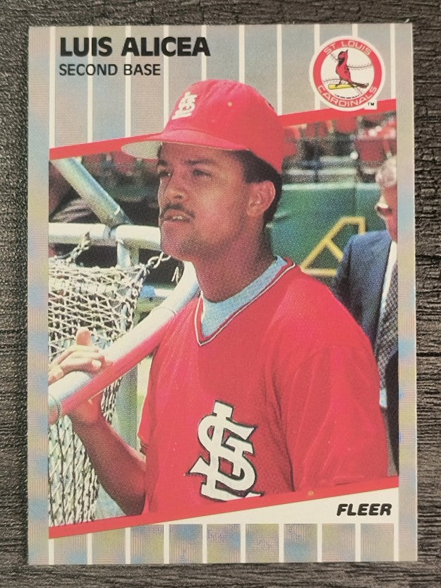 1989 Fleer #443 Luis Alicea RC