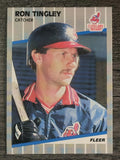 1989 Fleer #414 Ron Tingley
