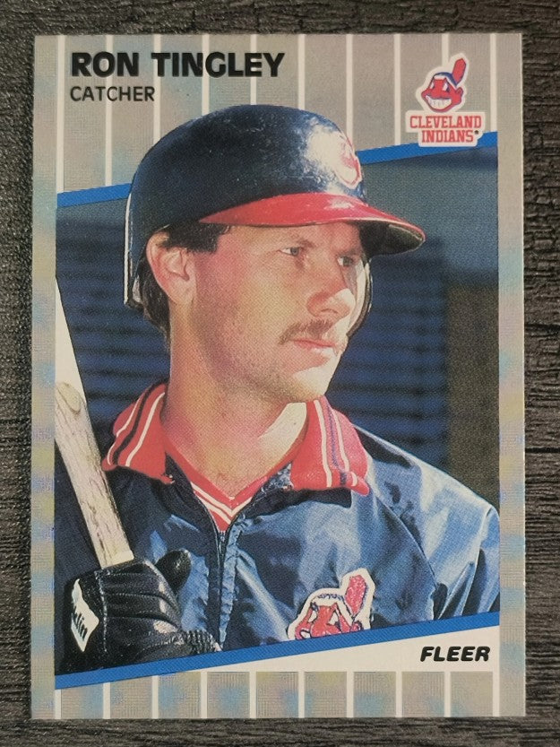 1989 Fleer #414 Ron Tingley
