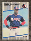1989 Fleer #484 Mark McLemore
