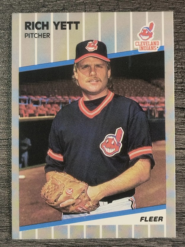 1989 Fleer #417 Rich Yett