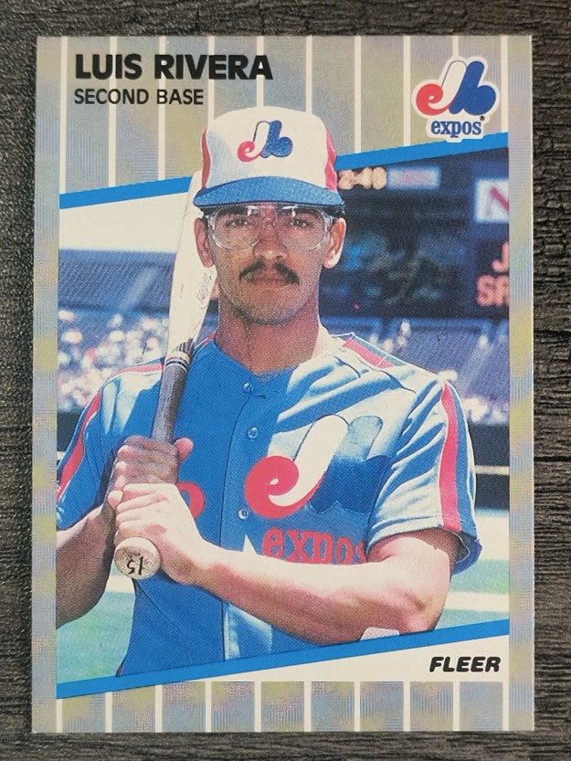 1989 Fleer #392 Luis Rivera