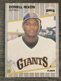 1989 Fleer #337 Donell Nixon