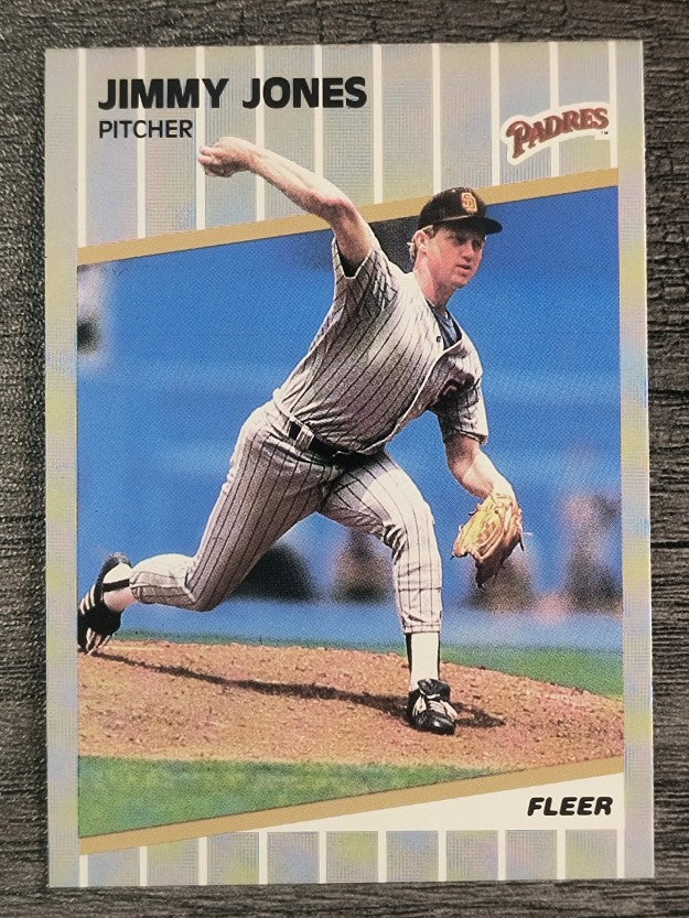 1989 Fleer #308 Jimmy Jones